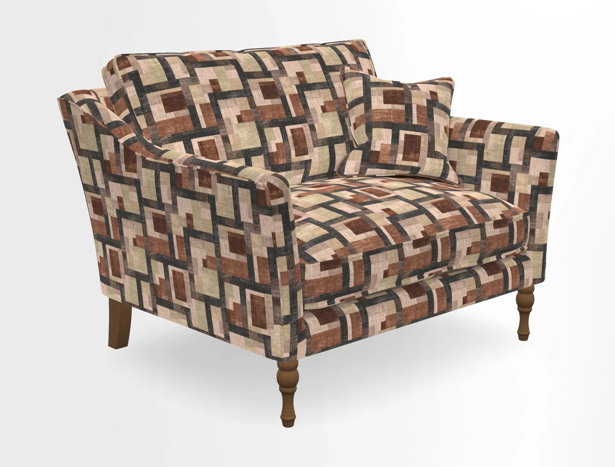 V&A Collection Brunel Snuggler in Two Tone Plain Biscuit