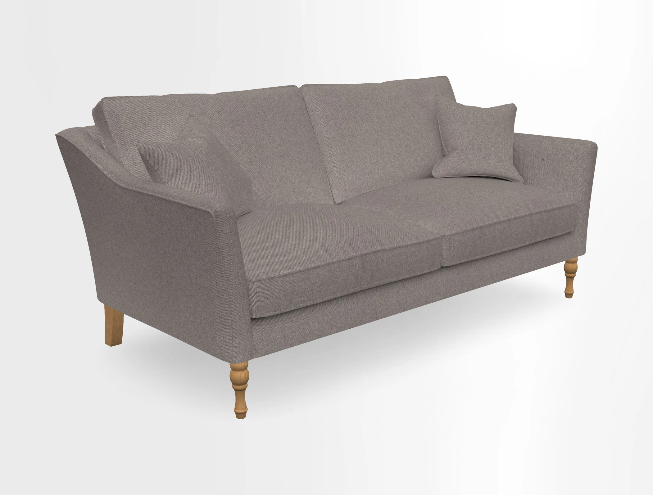 Brunel 3 Seater Sofa in V&A Threads of India Mughal Garden Safari Hunter