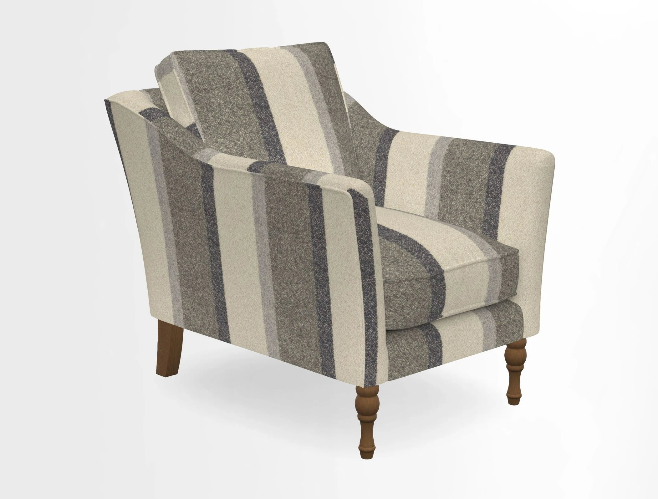 V&A Collection Brunel Chair in Two Tone Plain Biscuit