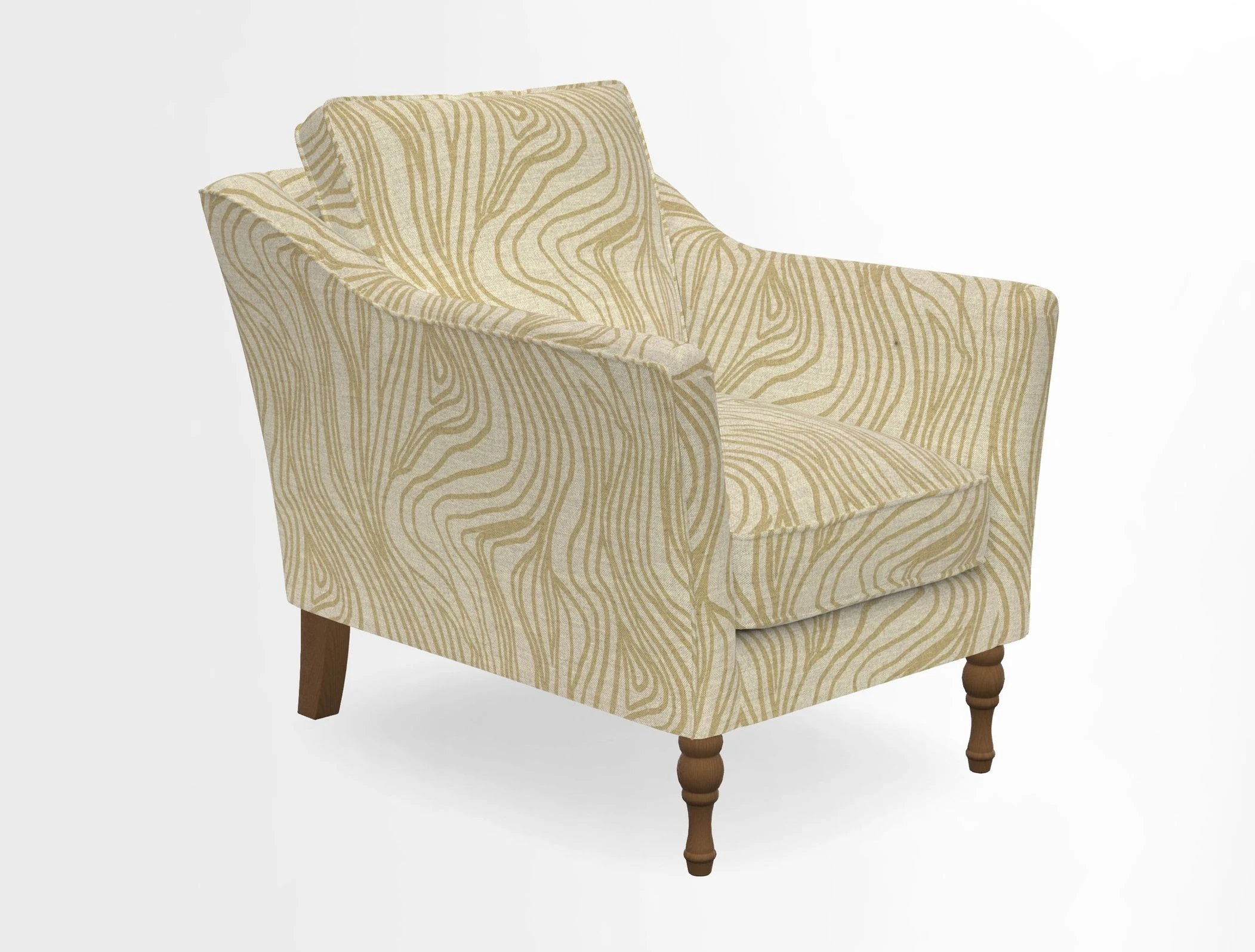 V&A Collection Brunel Chair in Two Tone Plain Biscuit
