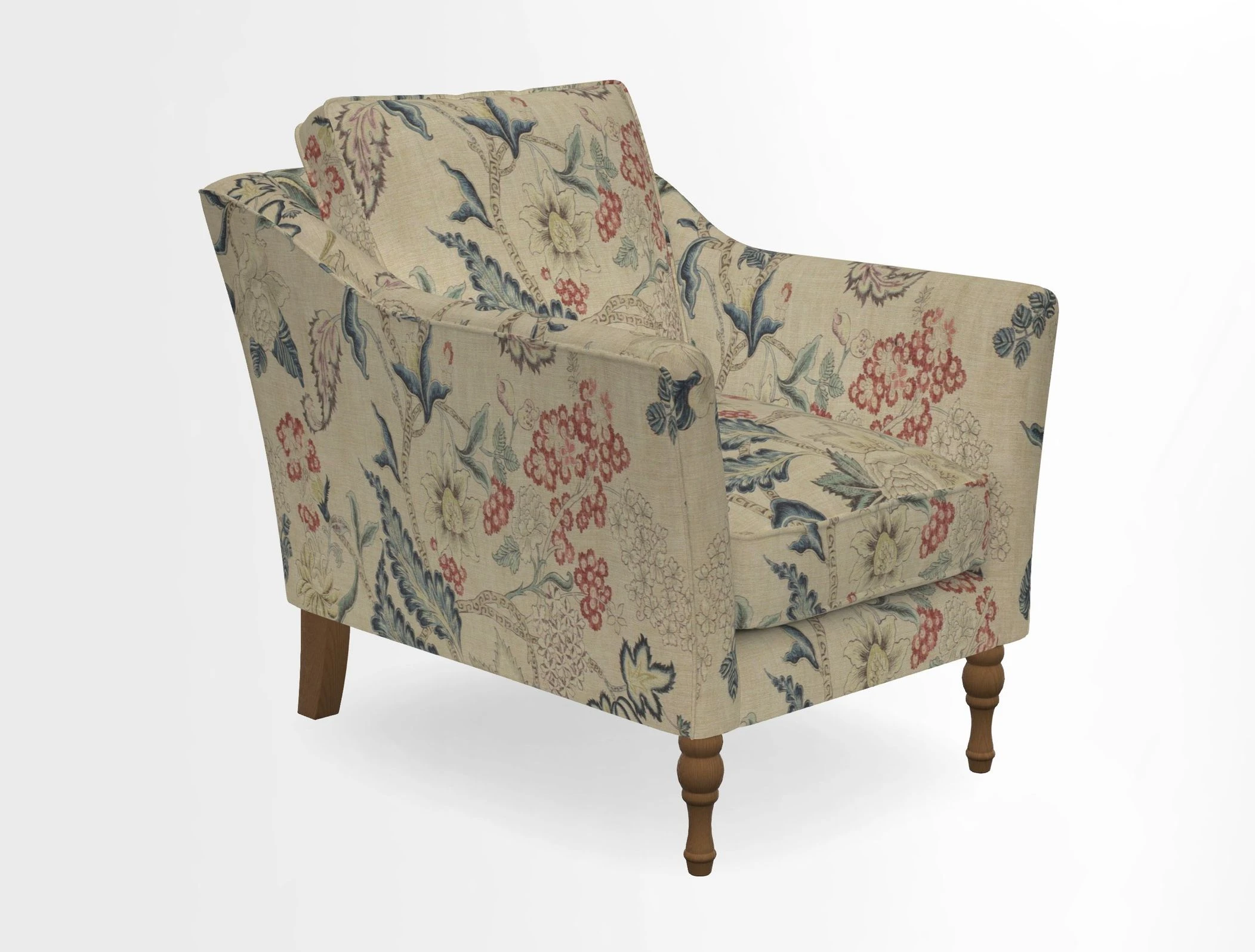 V&A Collection Brunel Chair in Two Tone Plain Biscuit