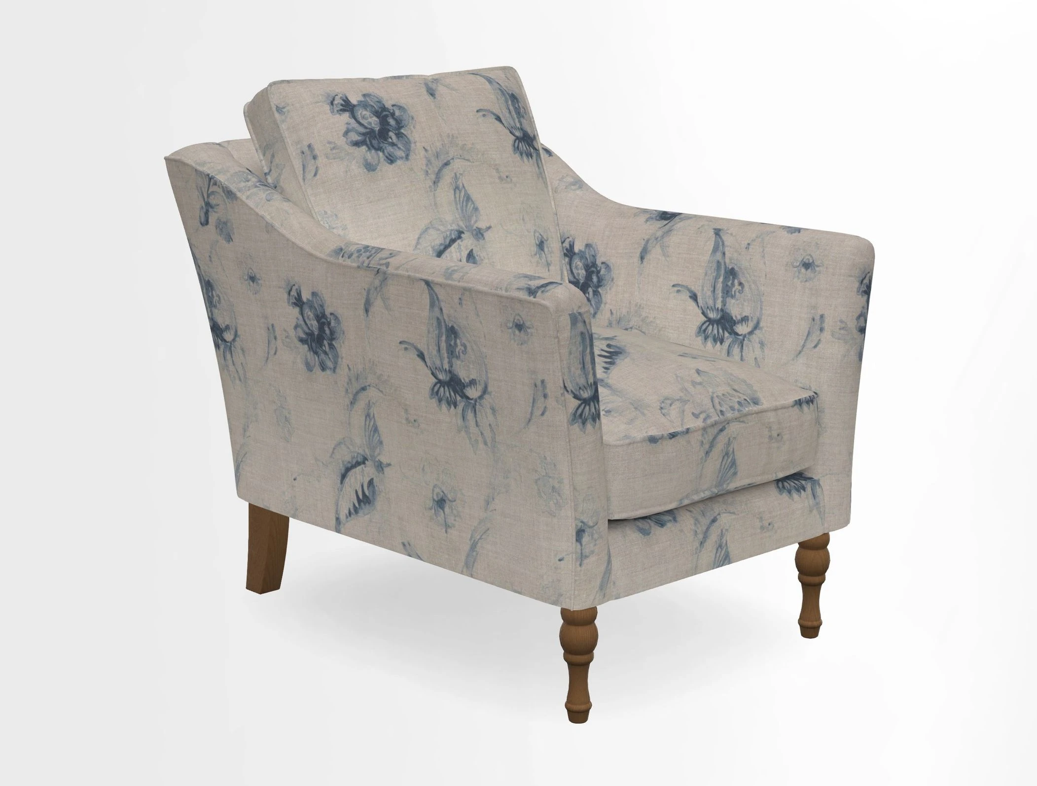 V&A Collection Brunel Chair in Two Tone Plain Biscuit