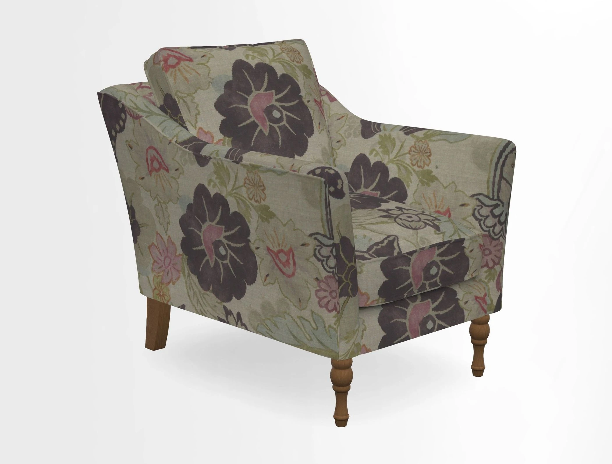 V&A Collection Brunel Chair in Two Tone Plain Biscuit