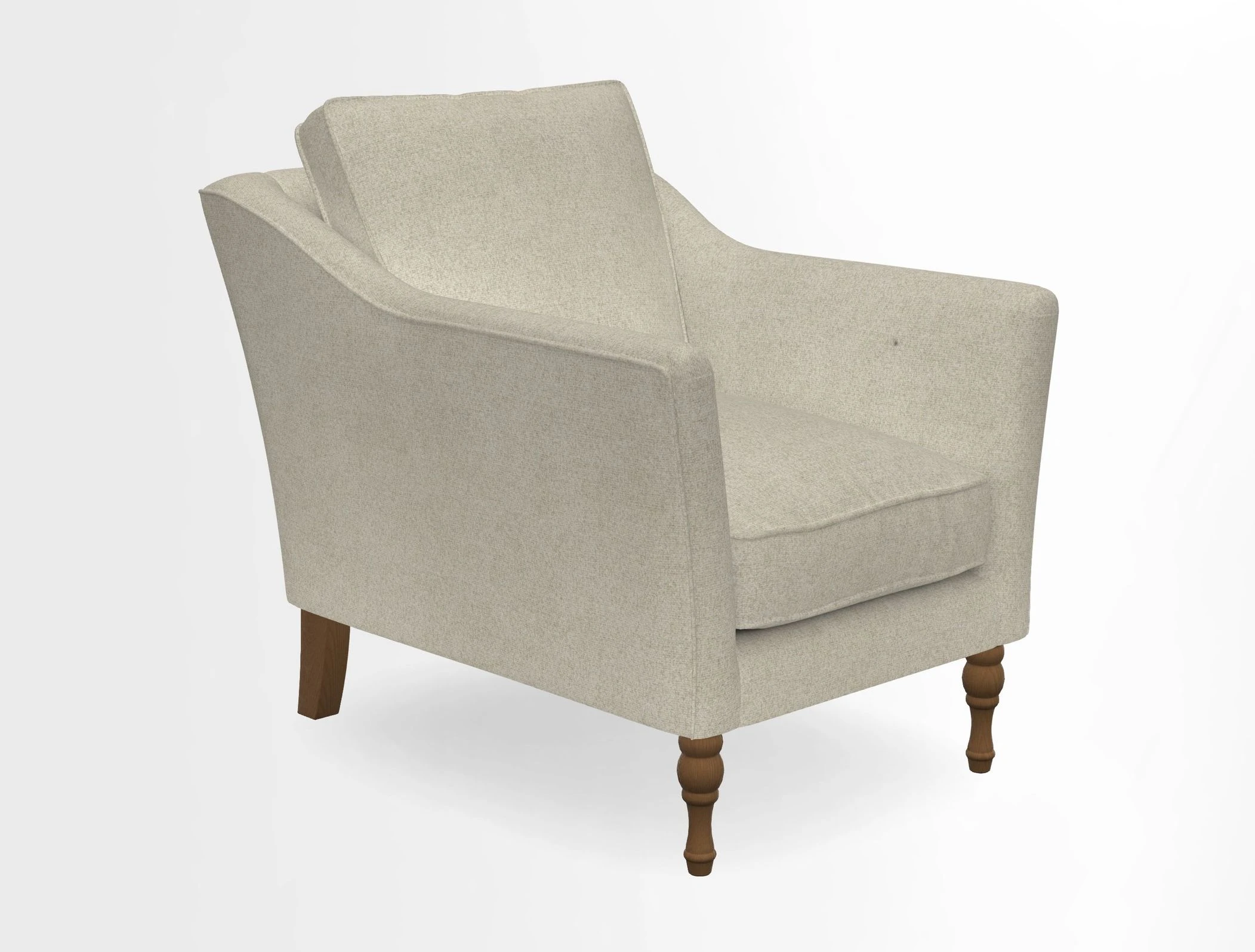 V&A Collection Brunel Chair in Two Tone Plain Biscuit