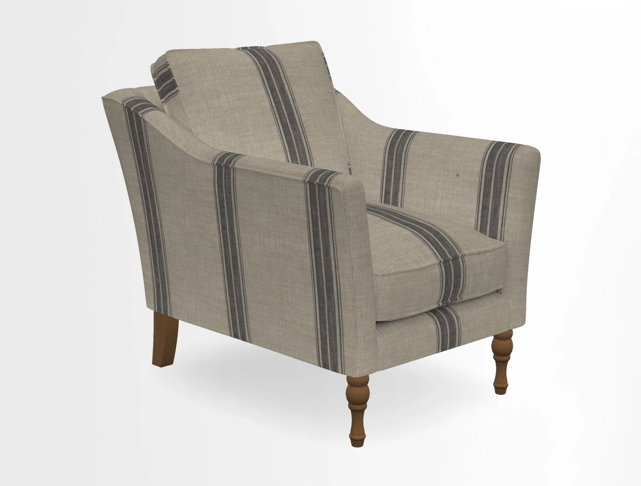 V&A Collection Brunel Chair in Two Tone Plain Biscuit