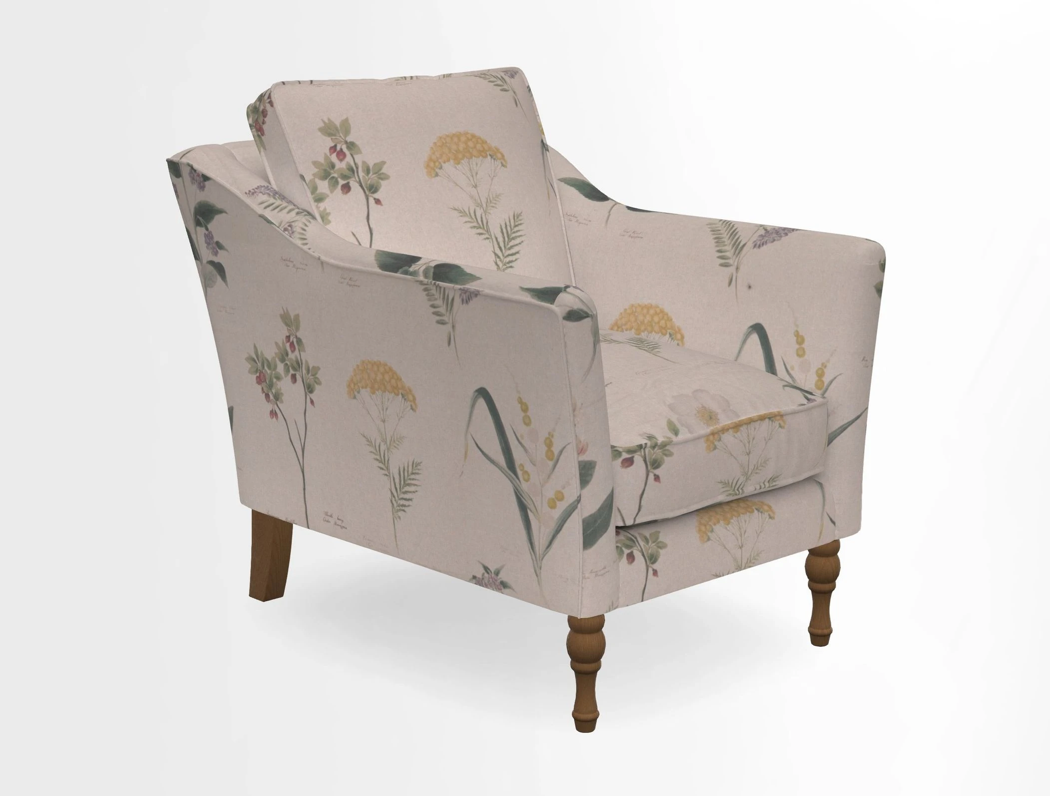 V&A Collection Brunel Chair in Two Tone Plain Biscuit