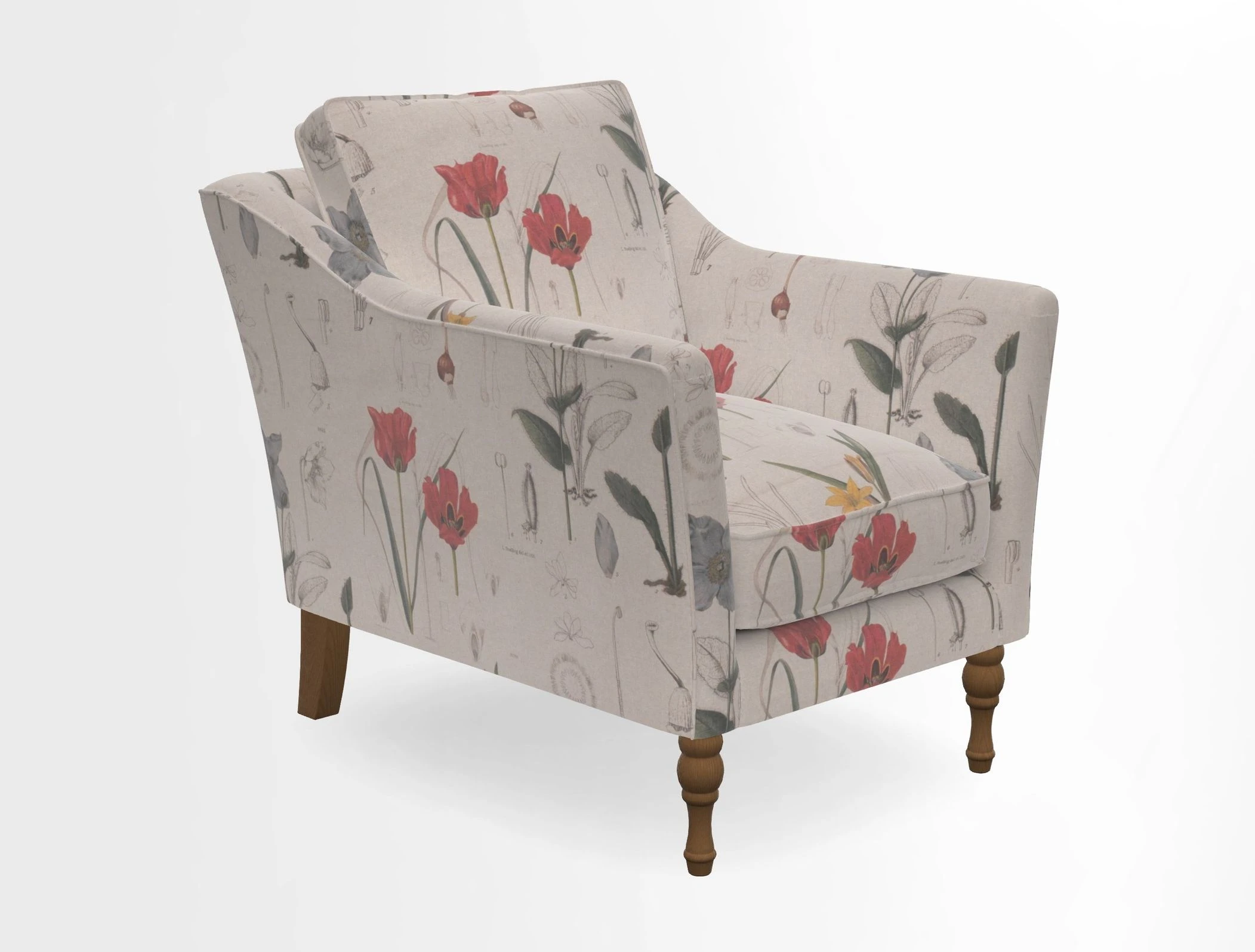 V&A Collection Brunel Chair in Two Tone Plain Biscuit