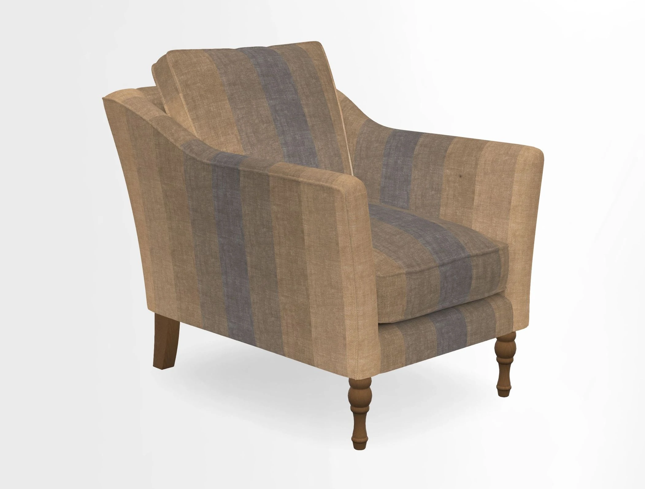 V&A Collection Brunel Chair in Two Tone Plain Biscuit