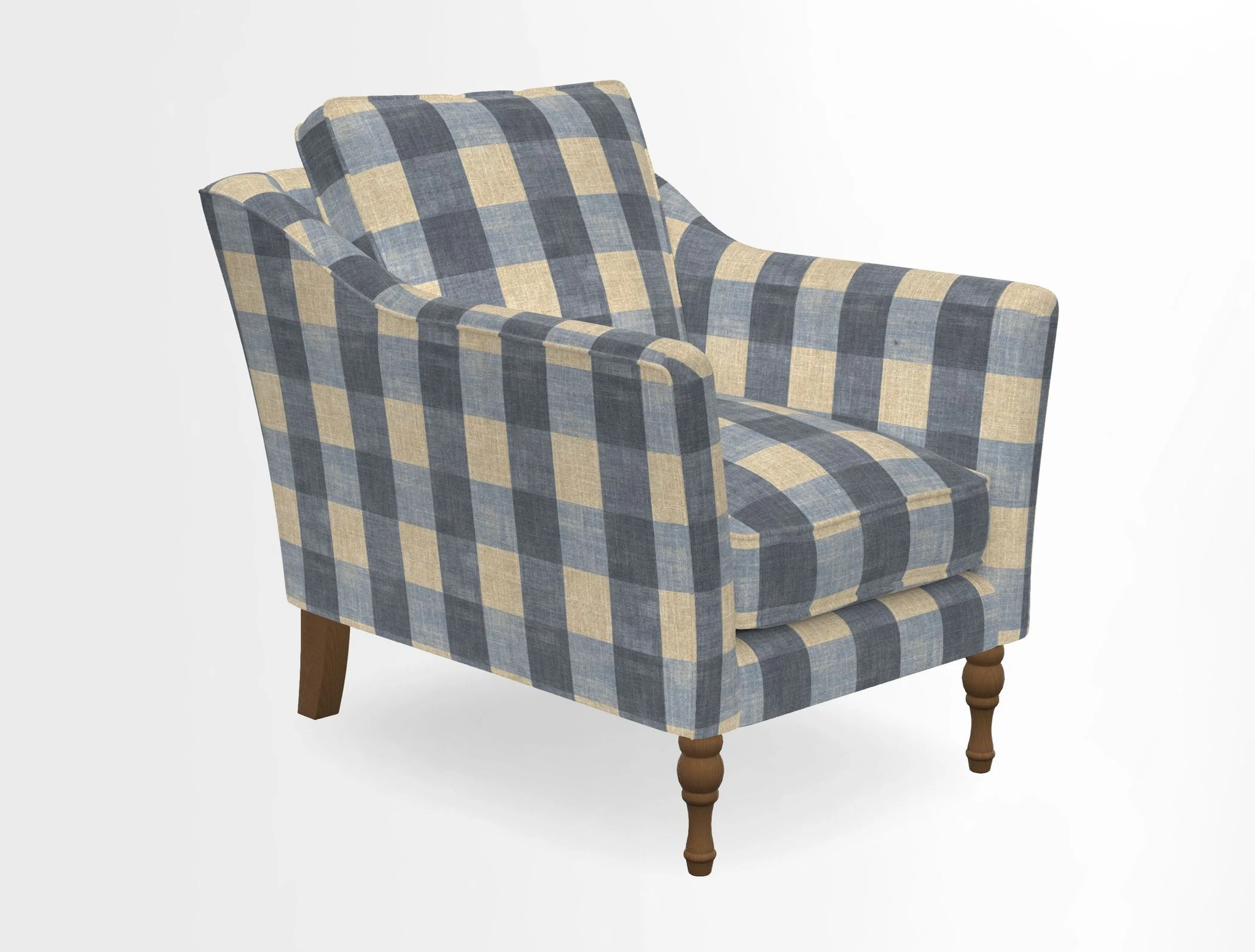 V&A Collection Brunel Chair in Two Tone Plain Biscuit