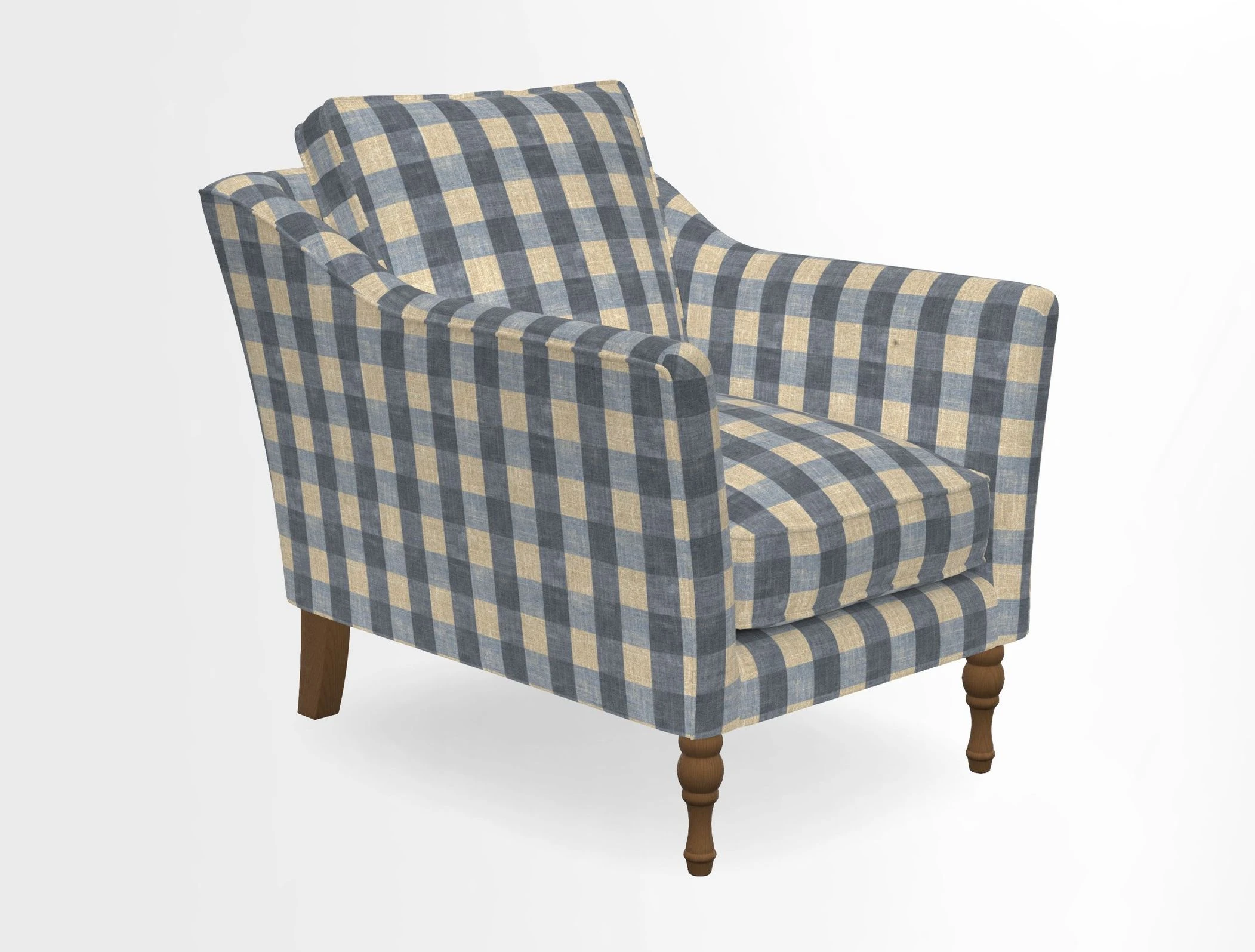 V&A Collection Brunel Chair in Two Tone Plain Biscuit