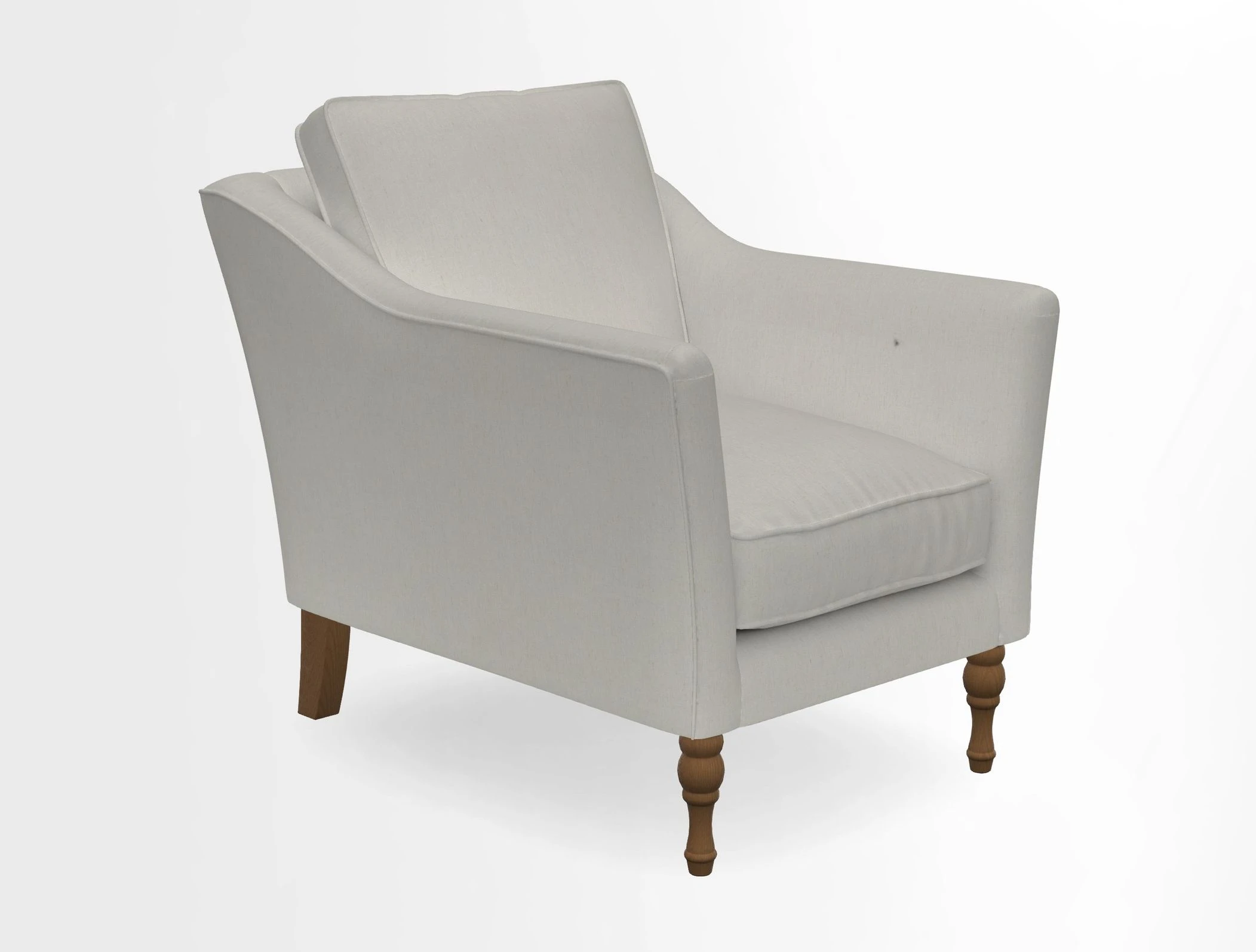 V&A Collection Brunel Chair in Two Tone Plain Biscuit