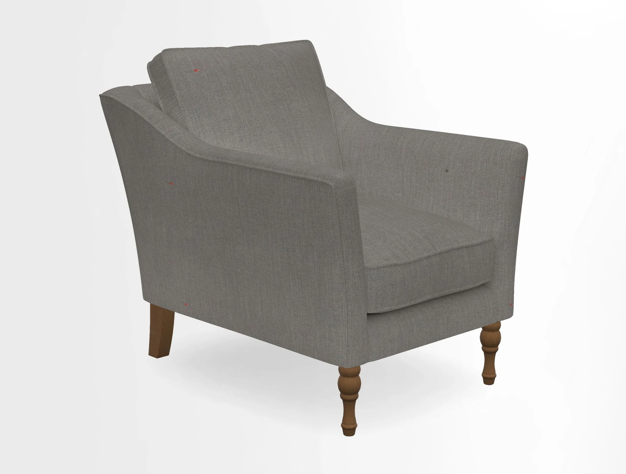 V&A Collection Brunel Chair in Two Tone Plain Biscuit