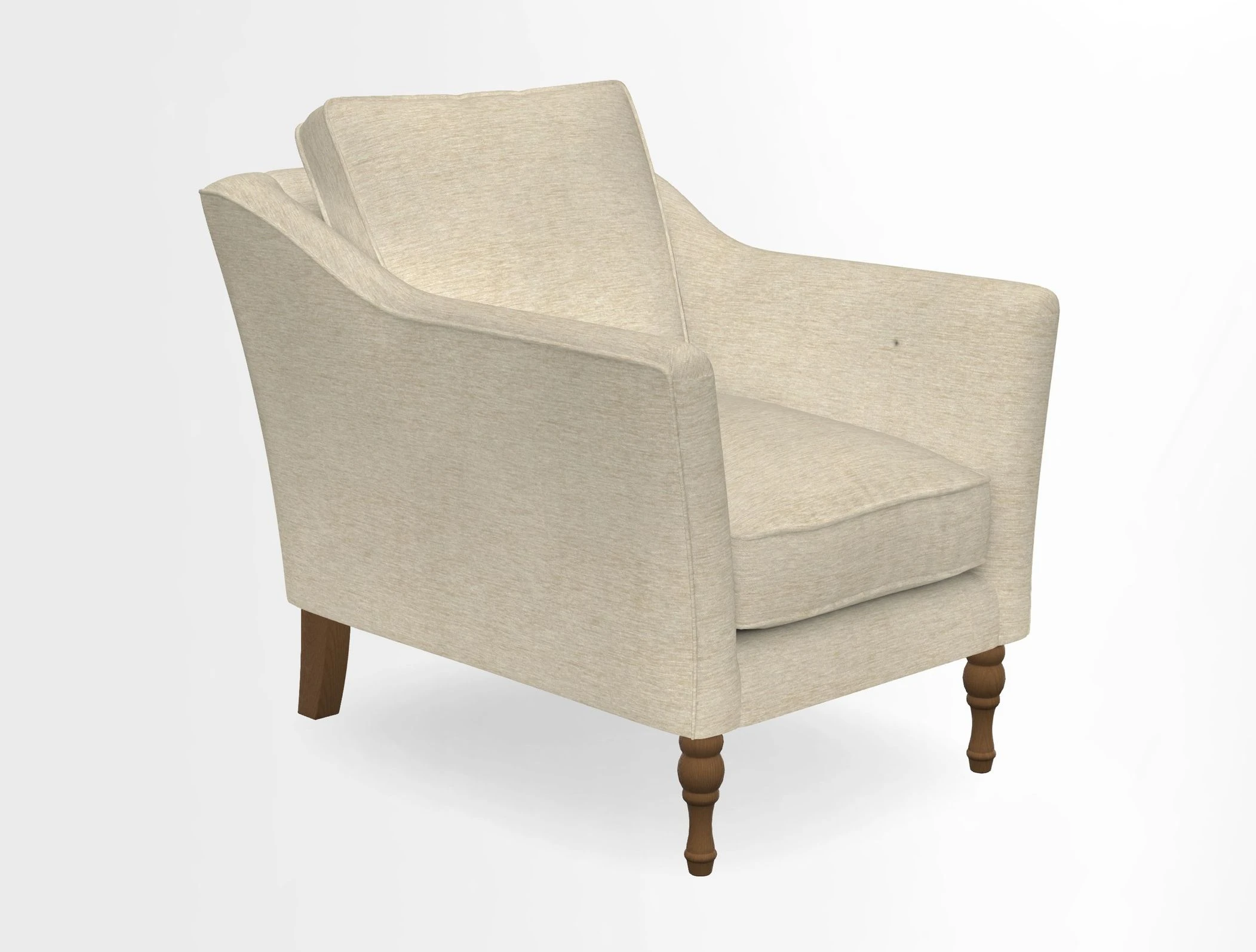 V&A Collection Brunel Chair in Two Tone Plain Biscuit