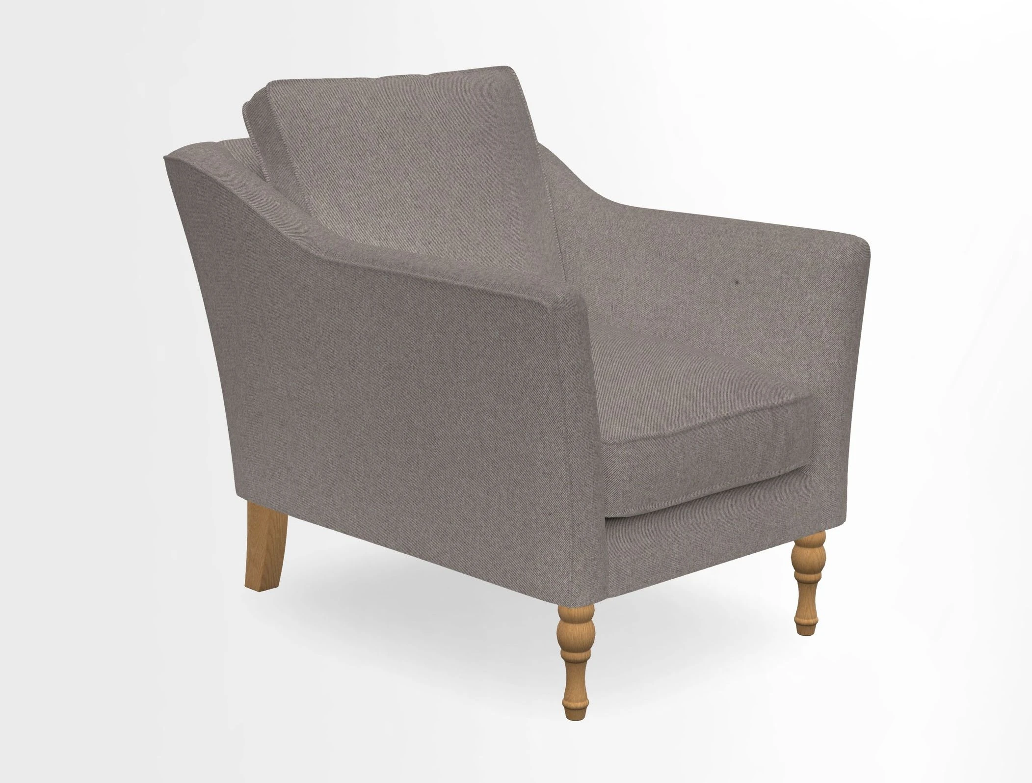 V&A Collection Brunel Chair in Two Tone Plain Biscuit