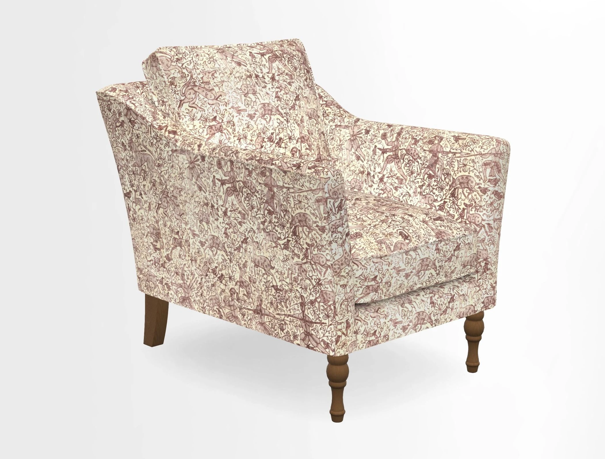 V&A Collection Brunel Chair in Two Tone Plain Biscuit