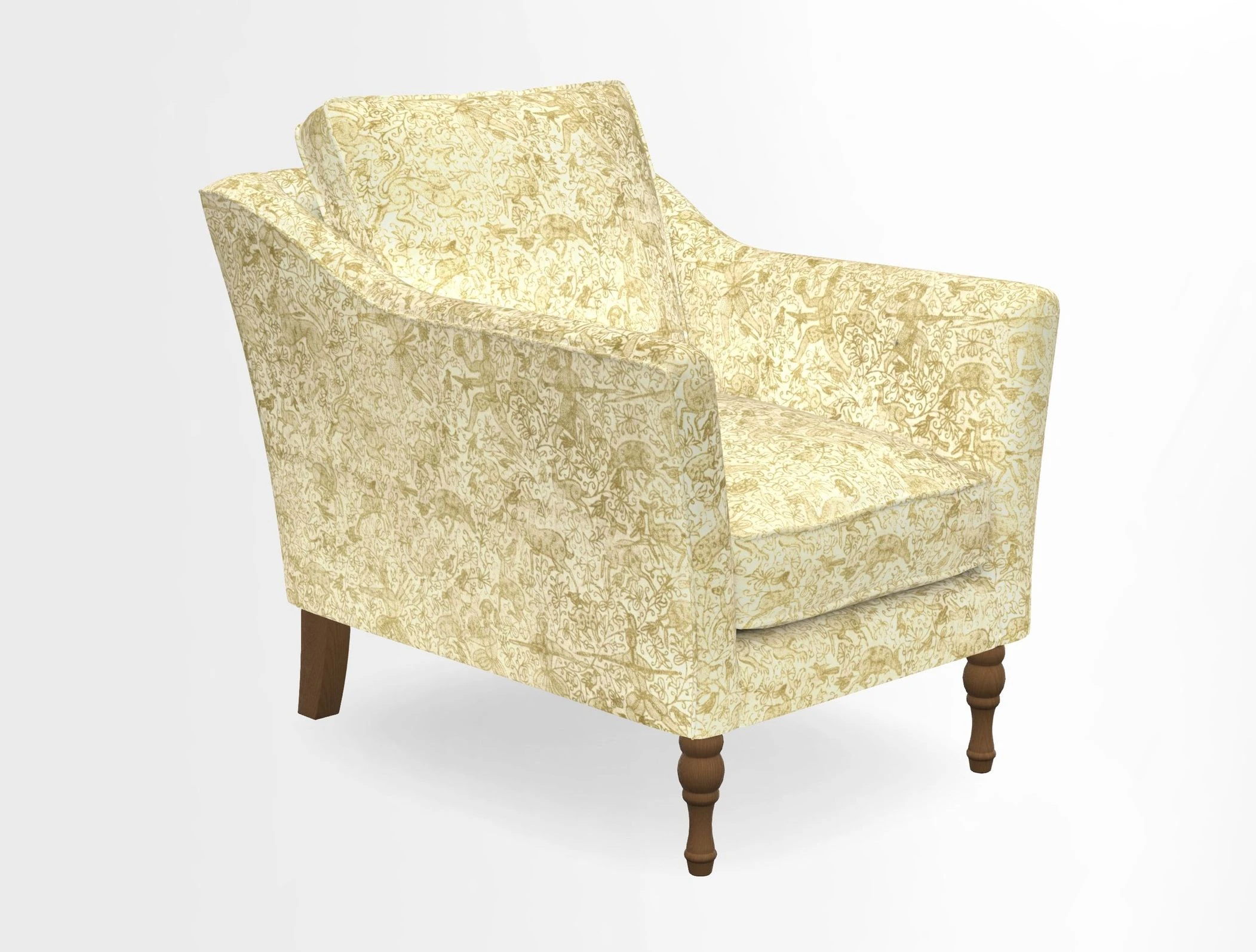 V&A Collection Brunel Chair in Two Tone Plain Biscuit