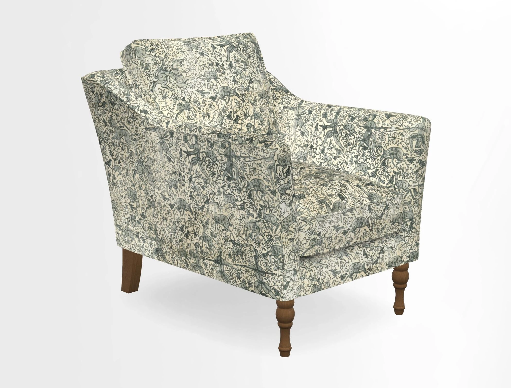 V&A Collection Brunel Chair in Two Tone Plain Biscuit