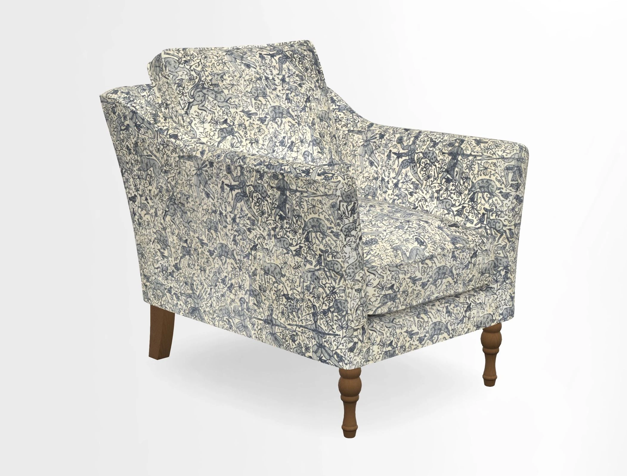 V&A Collection Brunel Chair in Two Tone Plain Biscuit