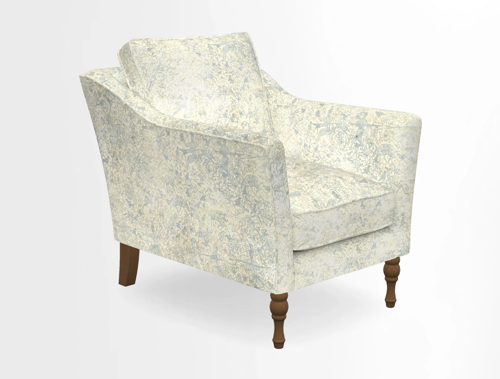 V&A Collection Brunel Chair in Two Tone Plain Biscuit