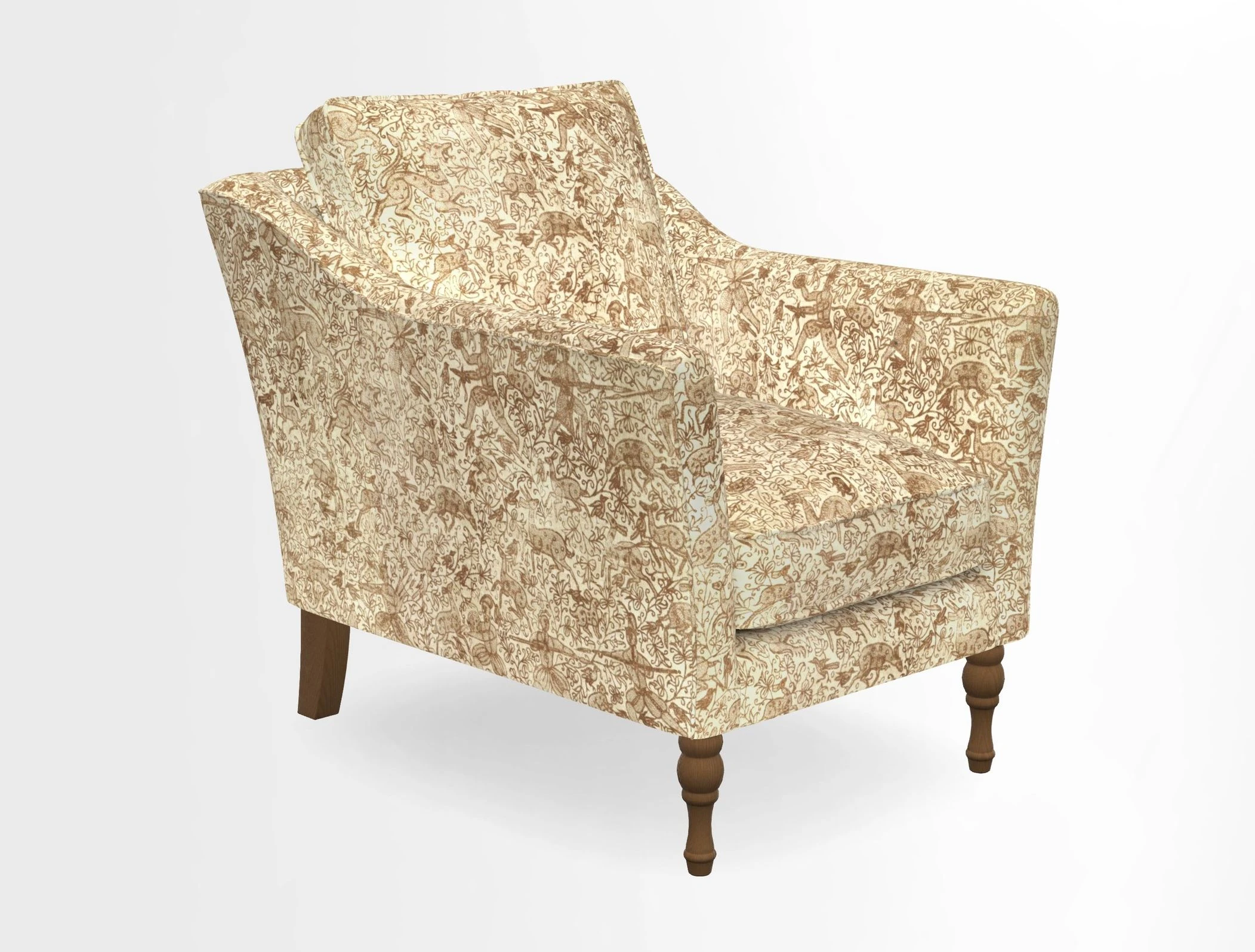 V&A Collection Brunel Chair in Two Tone Plain Biscuit