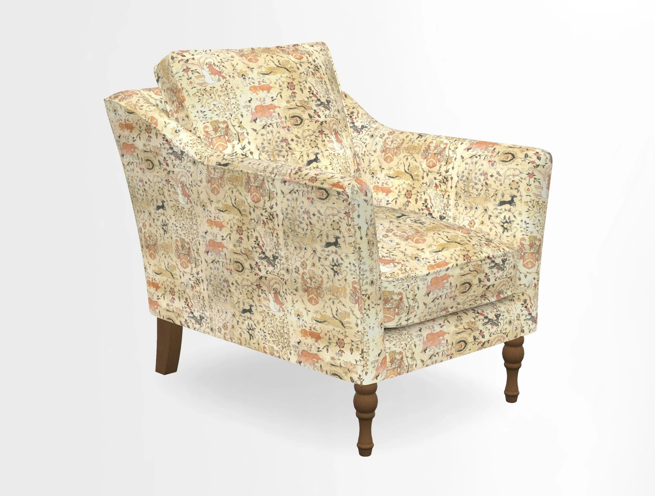 V&A Collection Brunel Chair in Two Tone Plain Biscuit
