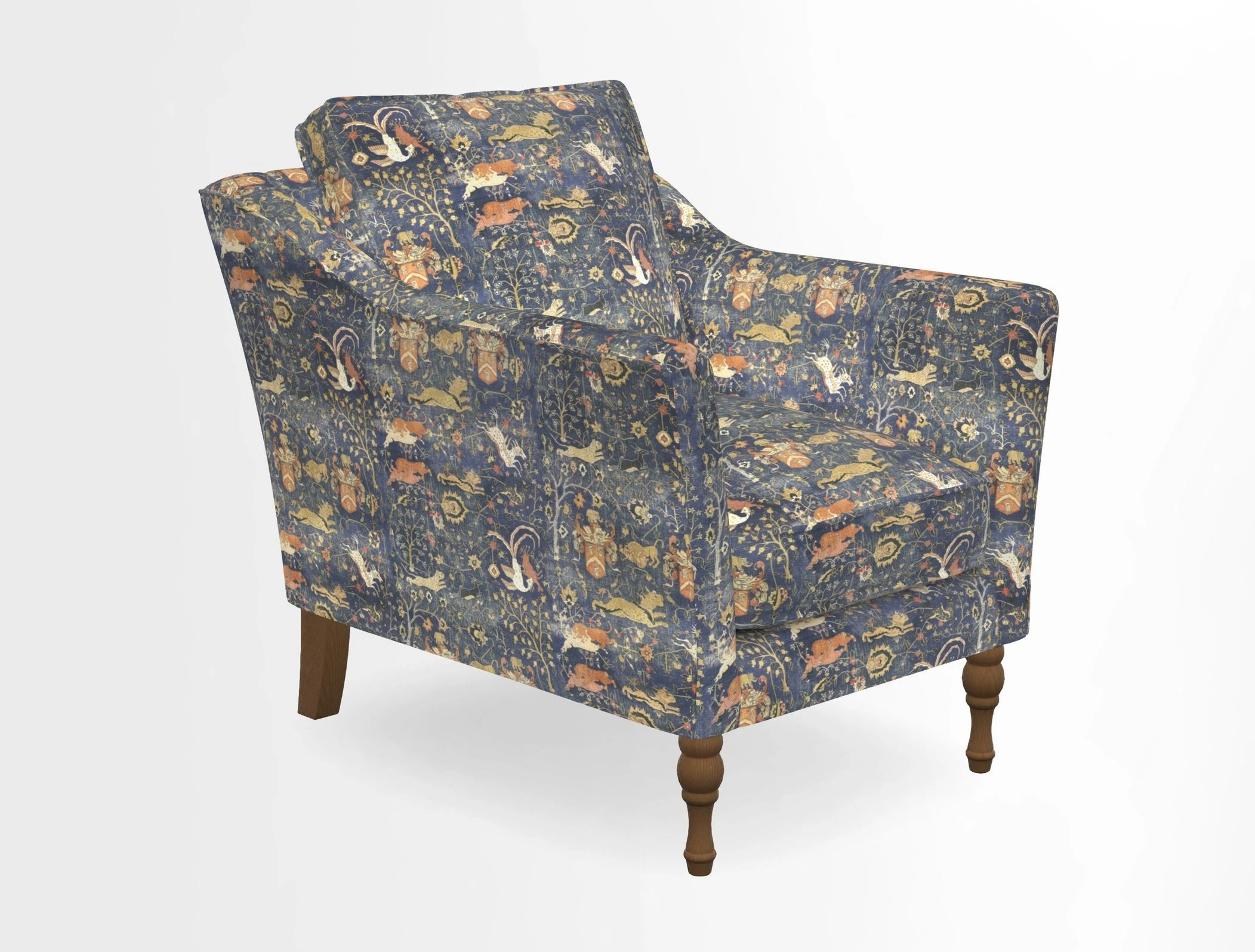 V&A Collection Brunel Chair in Two Tone Plain Biscuit