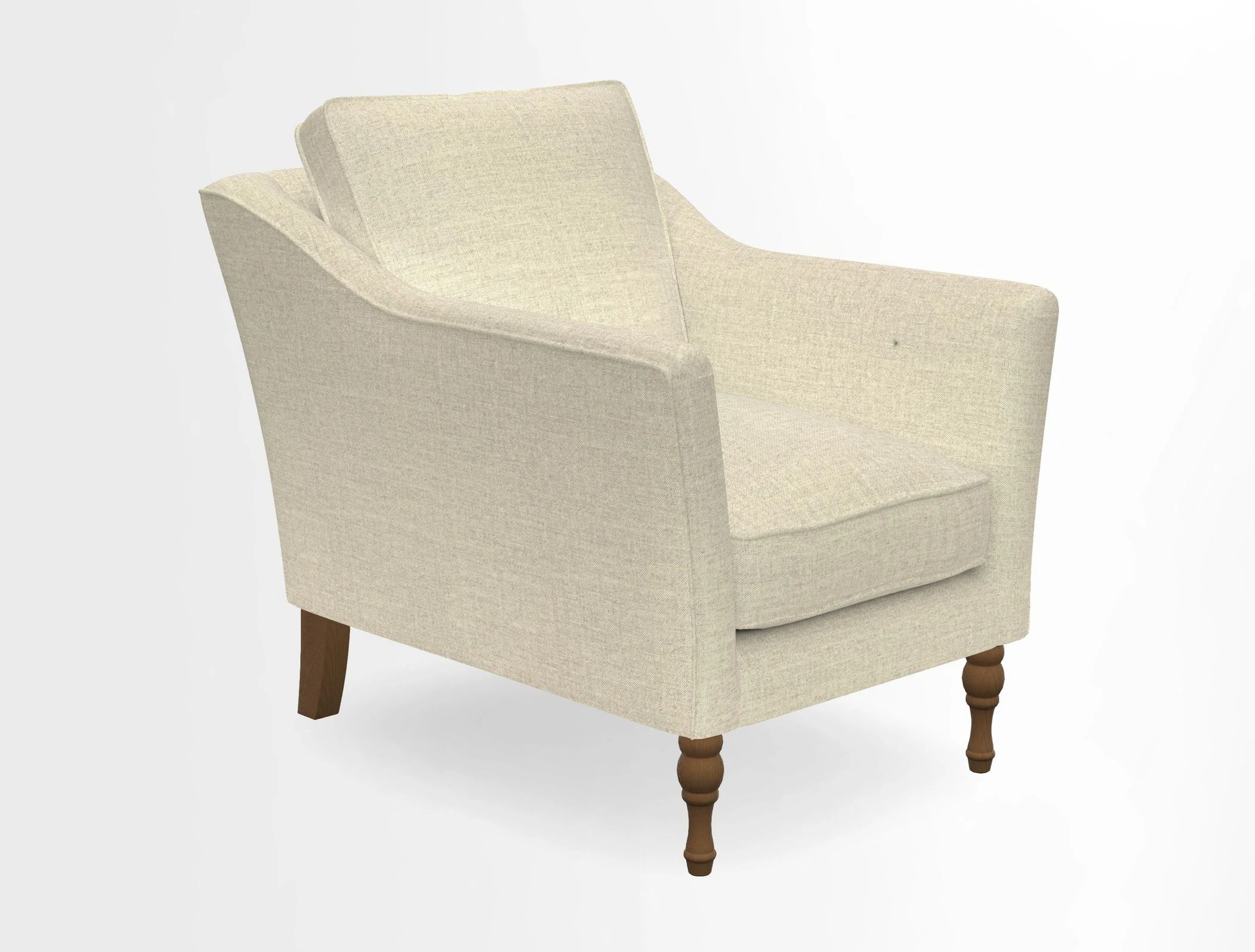 V&A Collection Brunel Chair in Two Tone Plain Biscuit