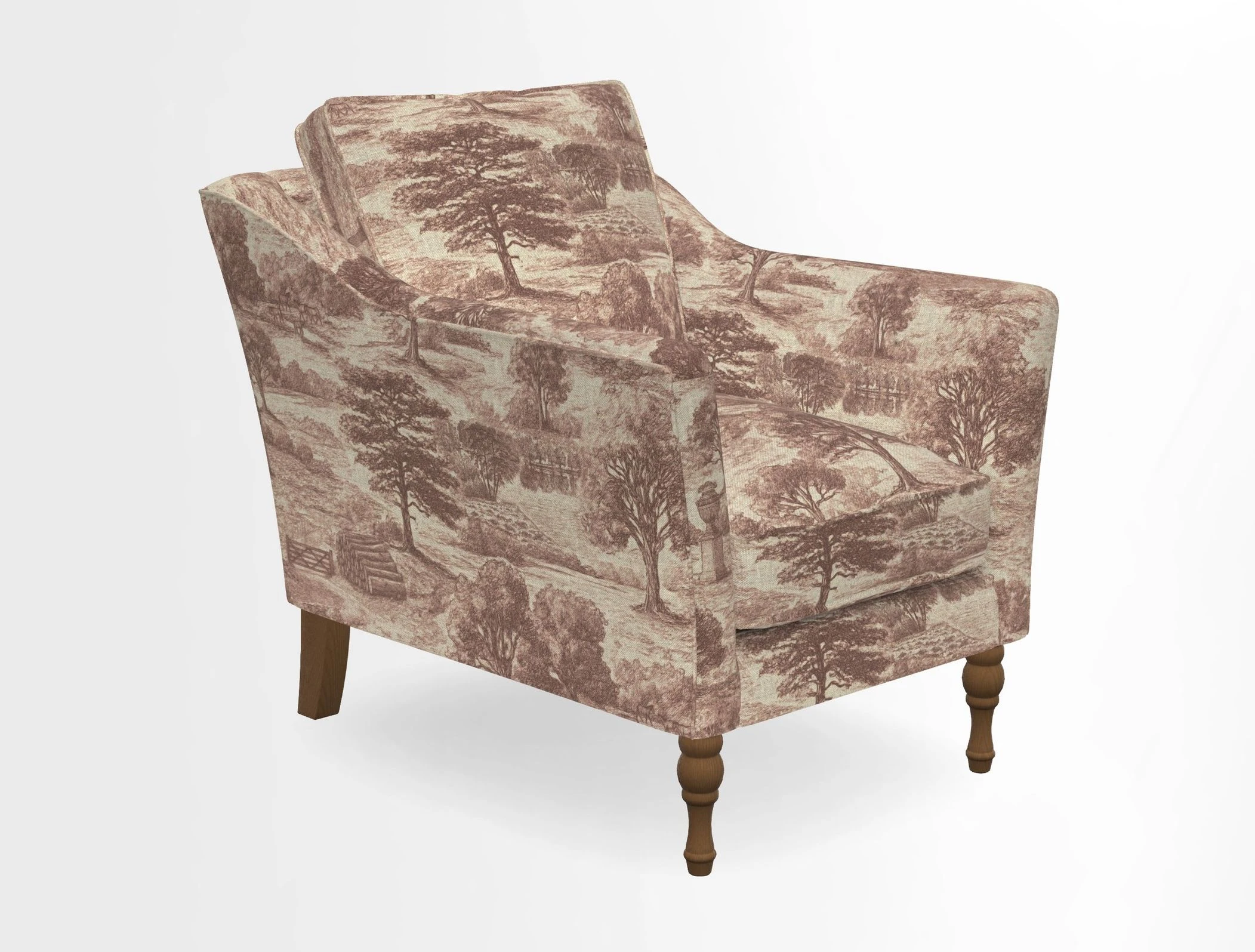 V&A Collection Brunel Chair in Two Tone Plain Biscuit
