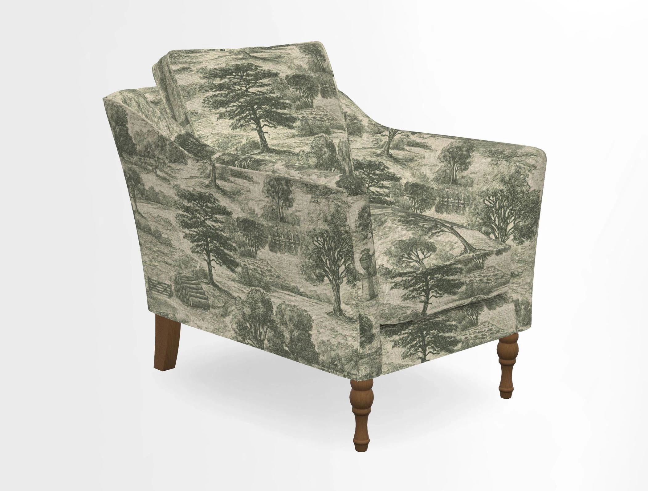 V&A Collection Brunel Chair in Two Tone Plain Biscuit