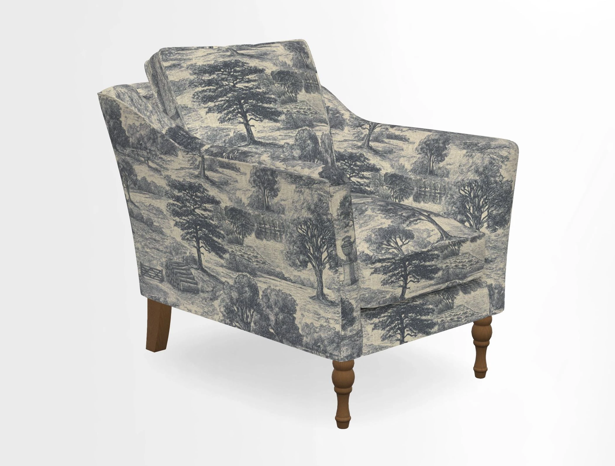 V&A Collection Brunel Chair in Two Tone Plain Biscuit
