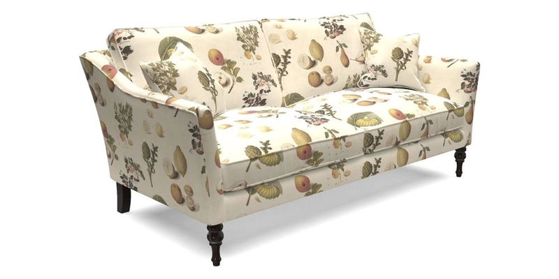 Brunel 3 Seater Sofa in V&A Threads of India Mughal Garden Safari Hunter