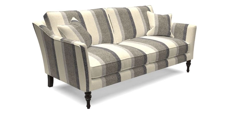 Brunel 3 Seater Sofa in V&A Threads of India Mughal Garden Safari Hunter