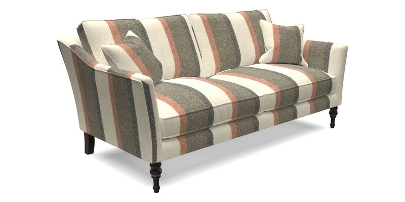 Brunel 3 Seater Sofa in V&A Threads of India Mughal Garden Safari Hunter