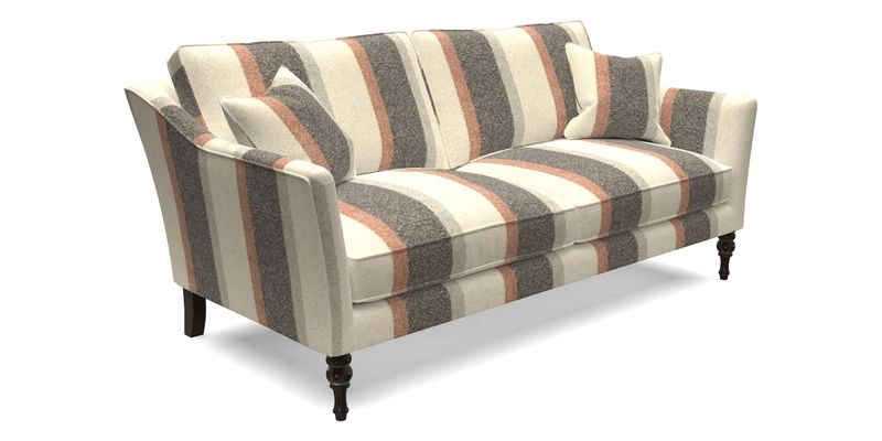 Brunel 3 Seater Sofa in V&A Threads of India Mughal Garden Safari Hunter