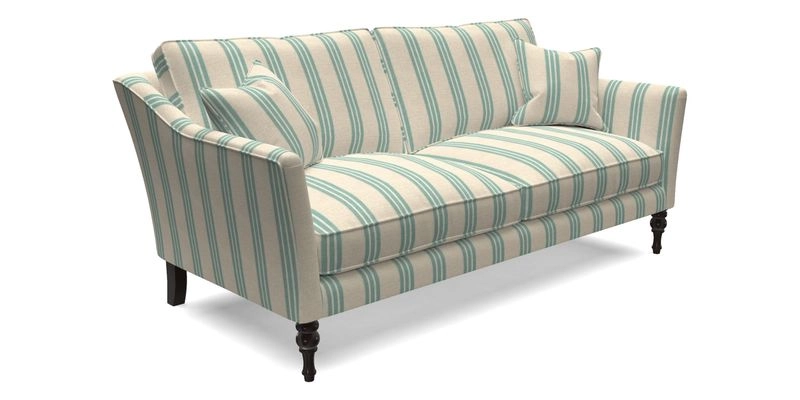 Brunel 3 Seater Sofa in V&A Threads of India Mughal Garden Safari Hunter