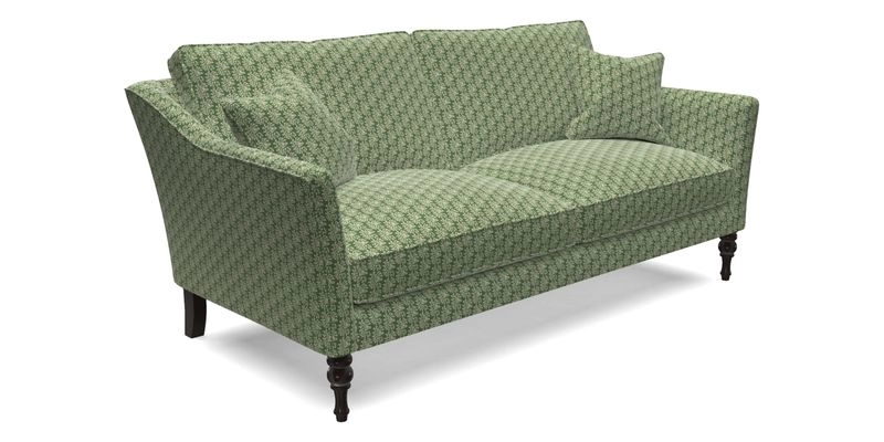 Brunel 3 Seater Sofa in V&A Threads of India Mughal Garden Safari Hunter