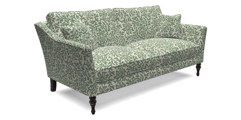 Brunel 3 Seater Sofa in V&A Threads of India Mughal Garden Safari Hunter