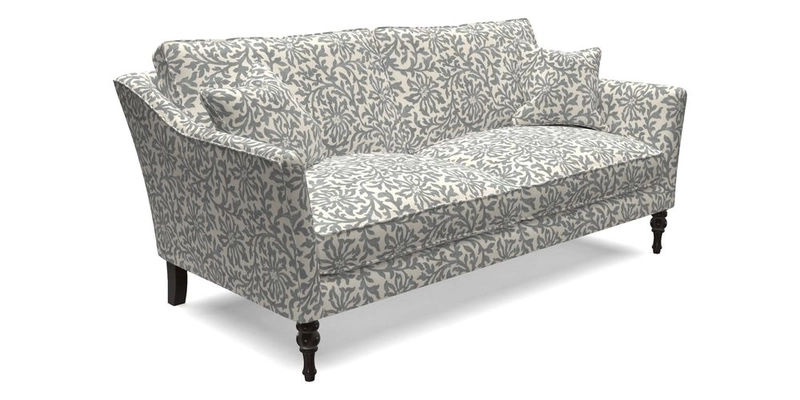 Brunel 3 Seater Sofa in V&A Threads of India Mughal Garden Safari Hunter