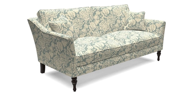Brunel 3 Seater Sofa in V&A Threads of India Mughal Garden Safari Hunter