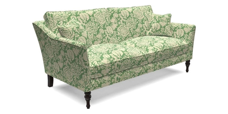 Brunel 3 Seater Sofa in V&A Threads of India Mughal Garden Safari Hunter