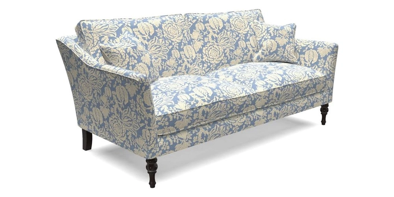 Brunel 3 Seater Sofa in V&A Threads of India Mughal Garden Safari Hunter