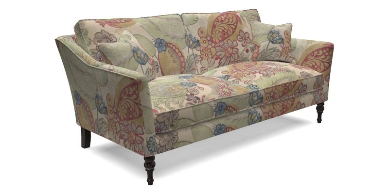 Brunel 3 Seater Sofa in V&A Threads of India Mughal Garden Safari Hunter