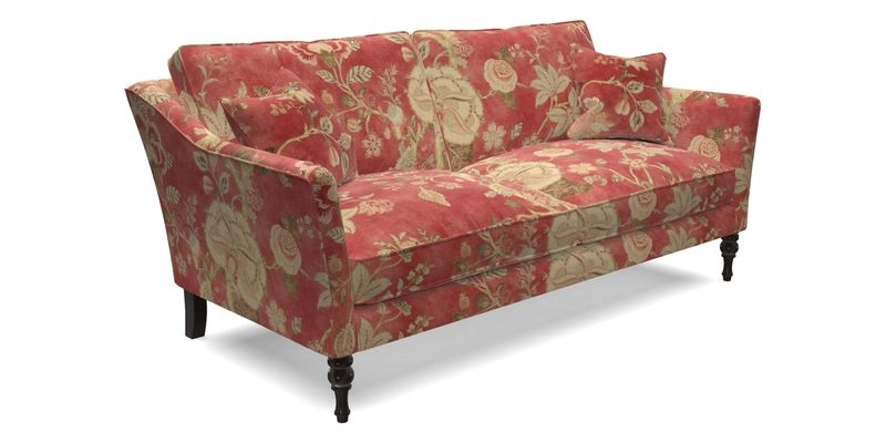 Brunel 3 Seater Sofa in V&A Threads of India Mughal Garden Safari Hunter