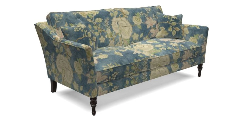Brunel 3 Seater Sofa in V&A Threads of India Mughal Garden Safari Hunter
