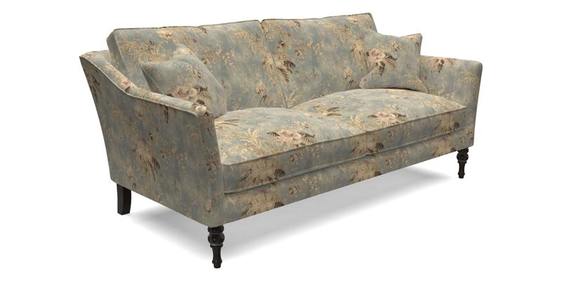 Brunel 3 Seater Sofa in V&A Threads of India Mughal Garden Safari Hunter