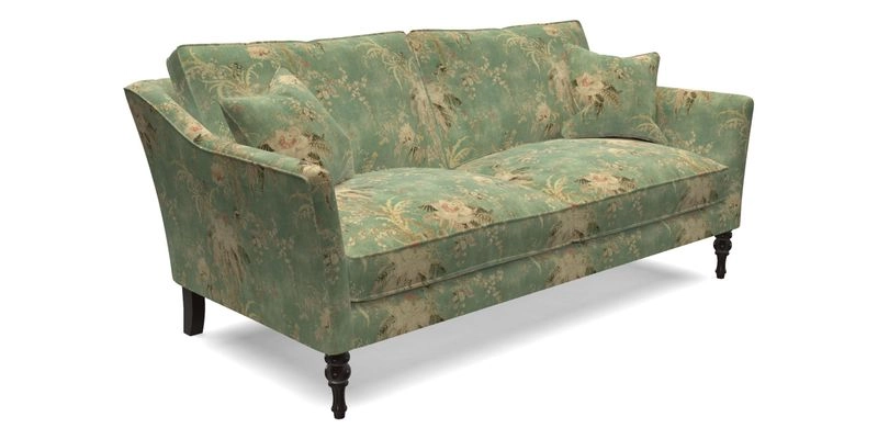 Brunel 3 Seater Sofa in V&A Threads of India Mughal Garden Safari Hunter