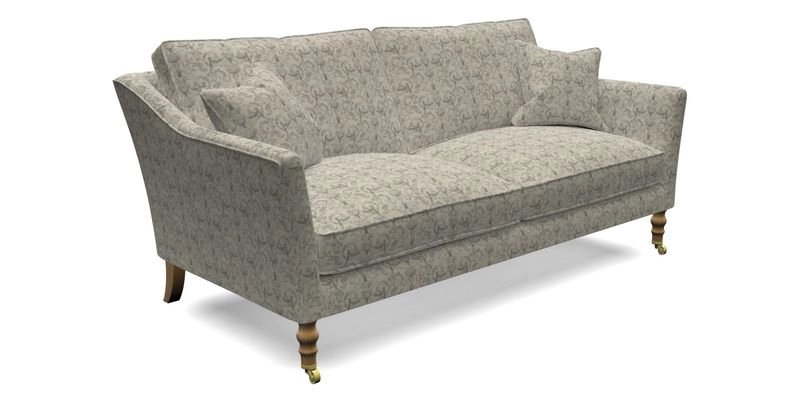 Brunel 3 Seater Sofa in V&A Threads of India Mughal Garden Safari Hunter