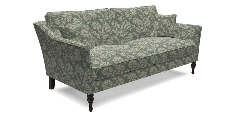 Brunel 3 Seater Sofa in V&A Threads of India Mughal Garden Safari Hunter