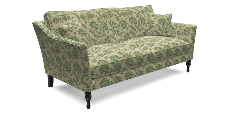 Brunel 3 Seater Sofa in V&A Threads of India Mughal Garden Safari Hunter