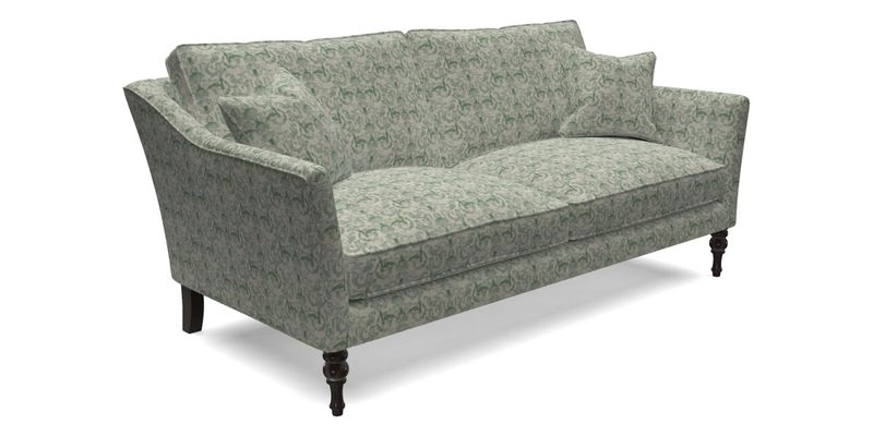 Brunel 3 Seater Sofa in V&A Threads of India Mughal Garden Safari Hunter